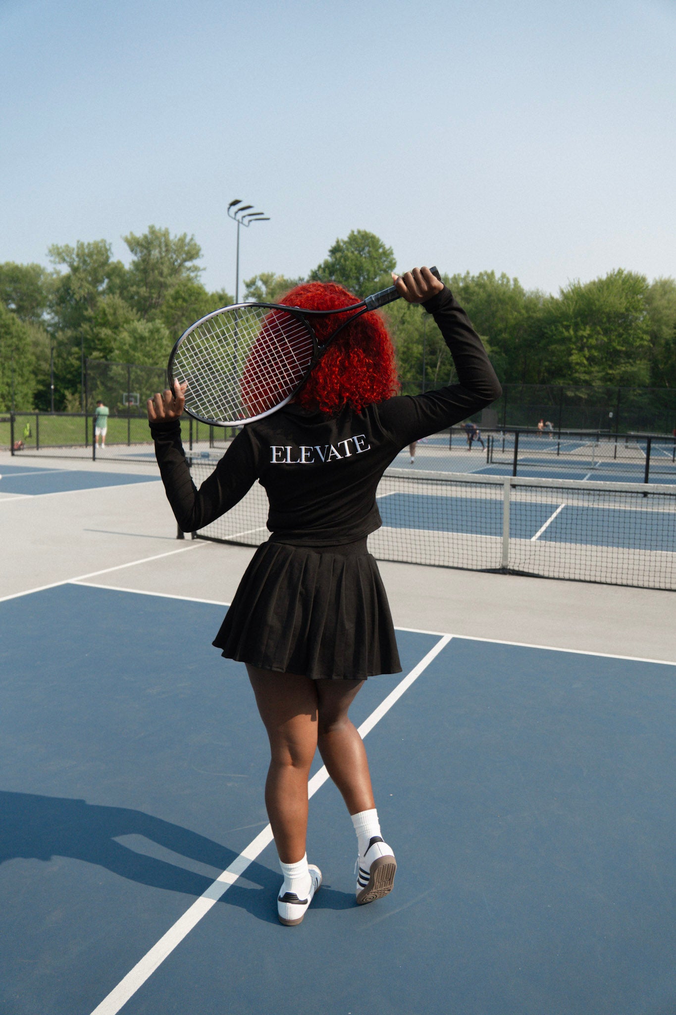 Black Elevate Skirt Set