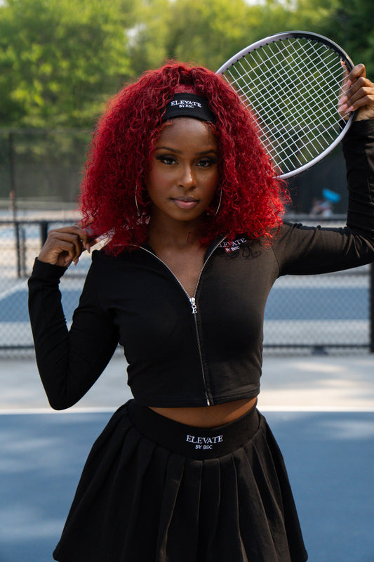 Black Elevate Skirt Set